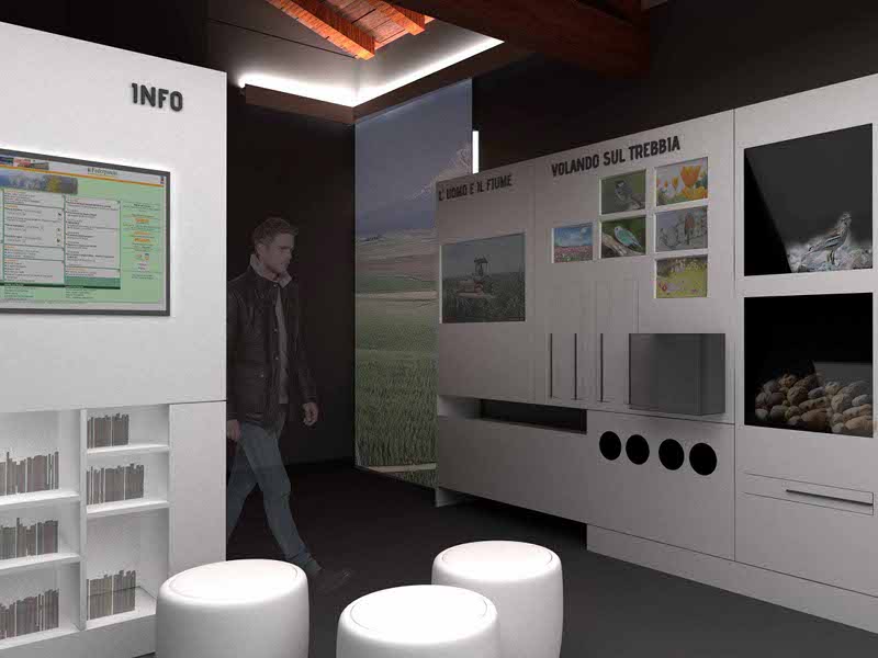 Simulated organization of the Visitor Center